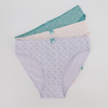 BIKINI Women Panties Floral Pattern Print Cotton Lingerie