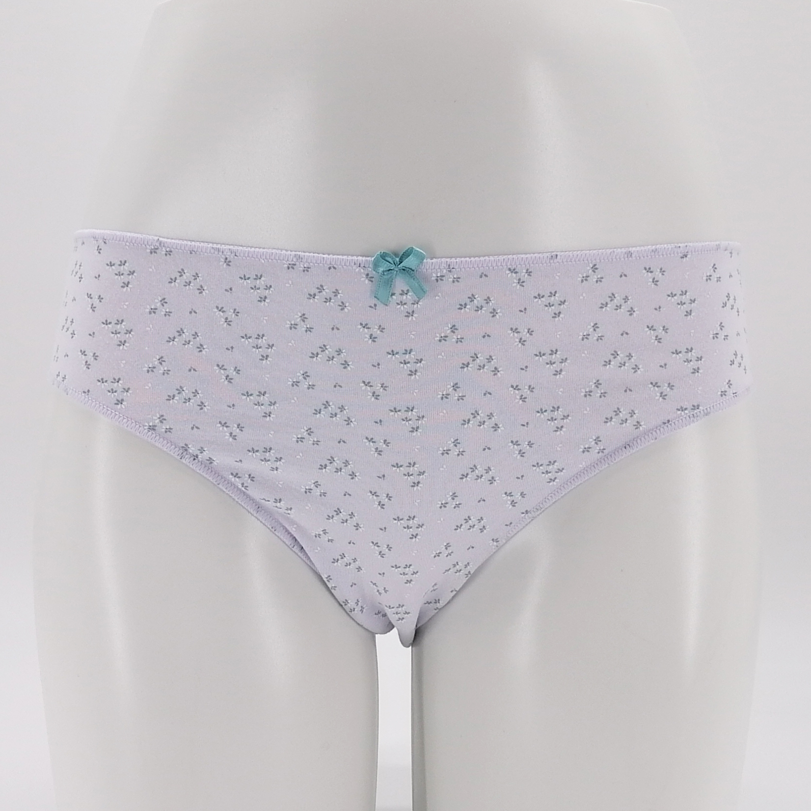 BIKINI Women Panties Floral Pattern Print Cotton Lingerie