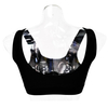 Customize Logo Plain Color Jacquard Logo Women Bra Sets Cotton 