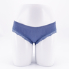 Rib Fabric Lace Design Customzie Multi Color Women Briefs