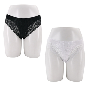 Customize Private Logo Cotton Spandex Sexy Lace Design Ladies High Waist Underwear