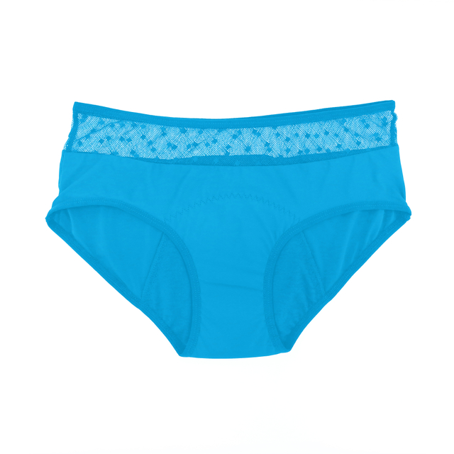 Factory Lace Waistband Nylon Material Menstrual Panties Period
