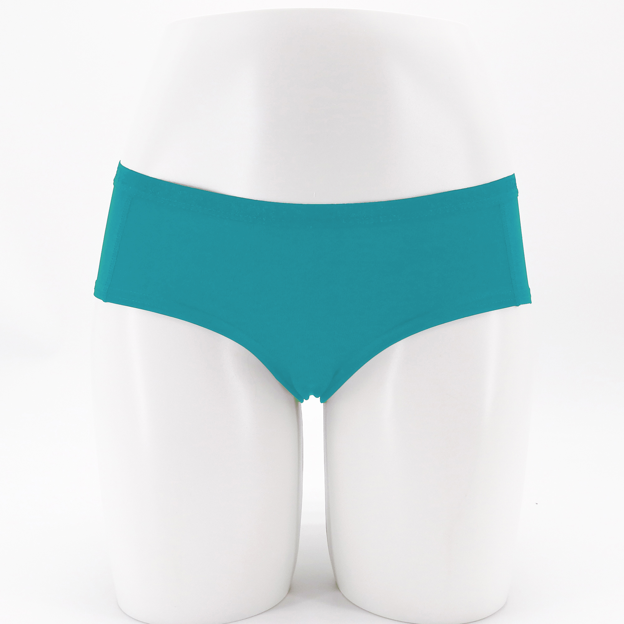 Customize Lace Waistband Elastic Plain Cotton Women Cheeky Underwear