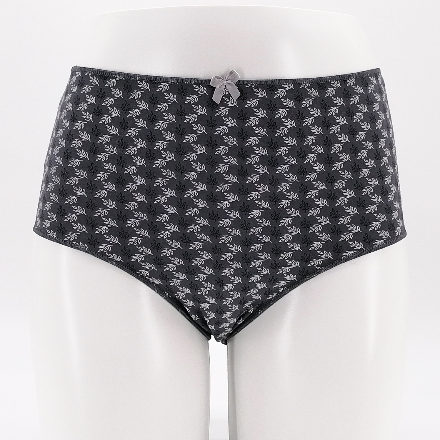 High Waist Women Panties Floral Pattern Print Cotton Lingerie