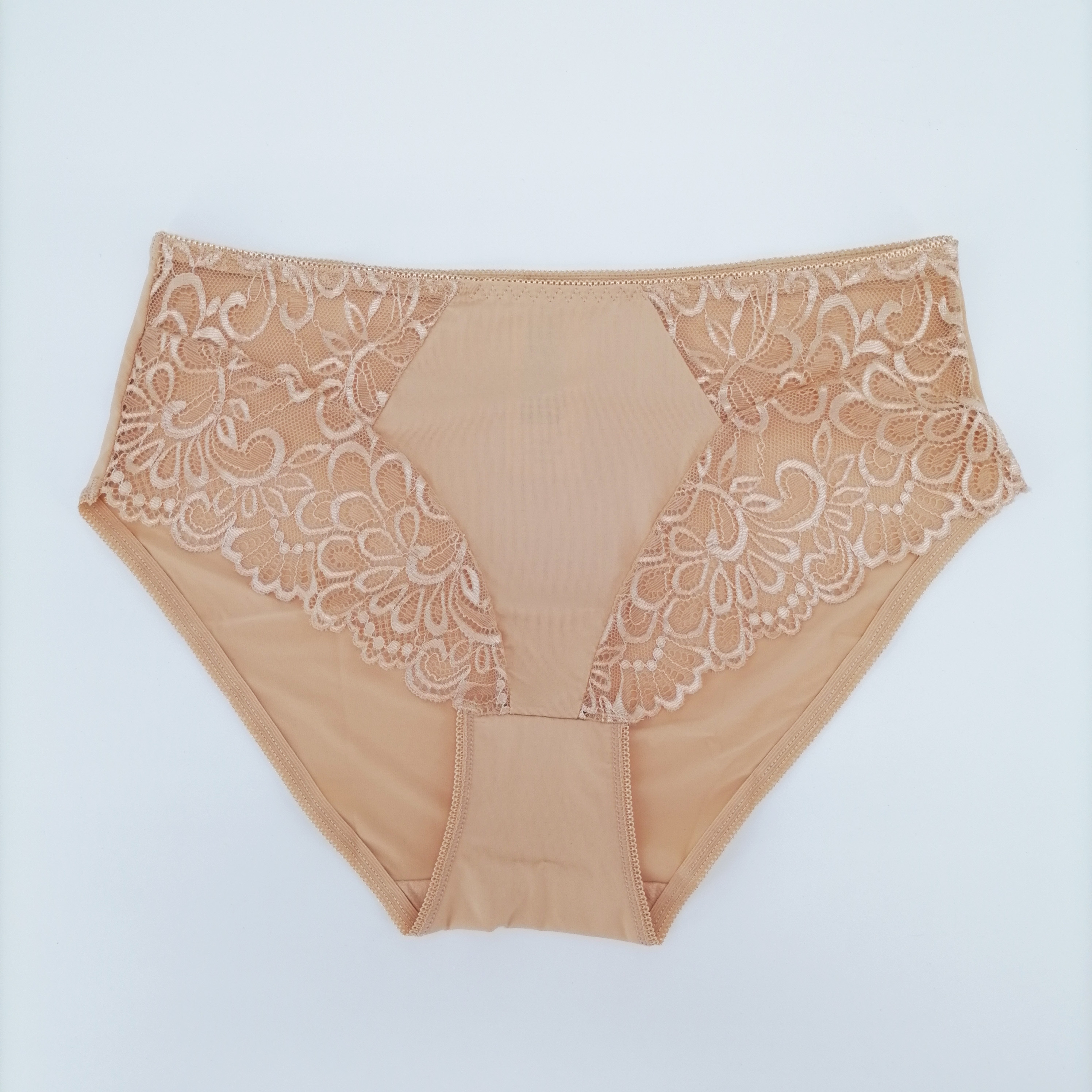 Hot Style Women Sexy Lace Mature Underwear Briefs Nylon Customize Ladies Panties