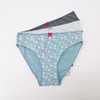 OEM ODM Floral Print Cotton Spandex Women Bikini