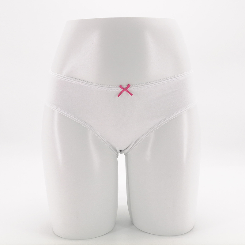 Plain Color Cotton Spandex Ladies Underwear