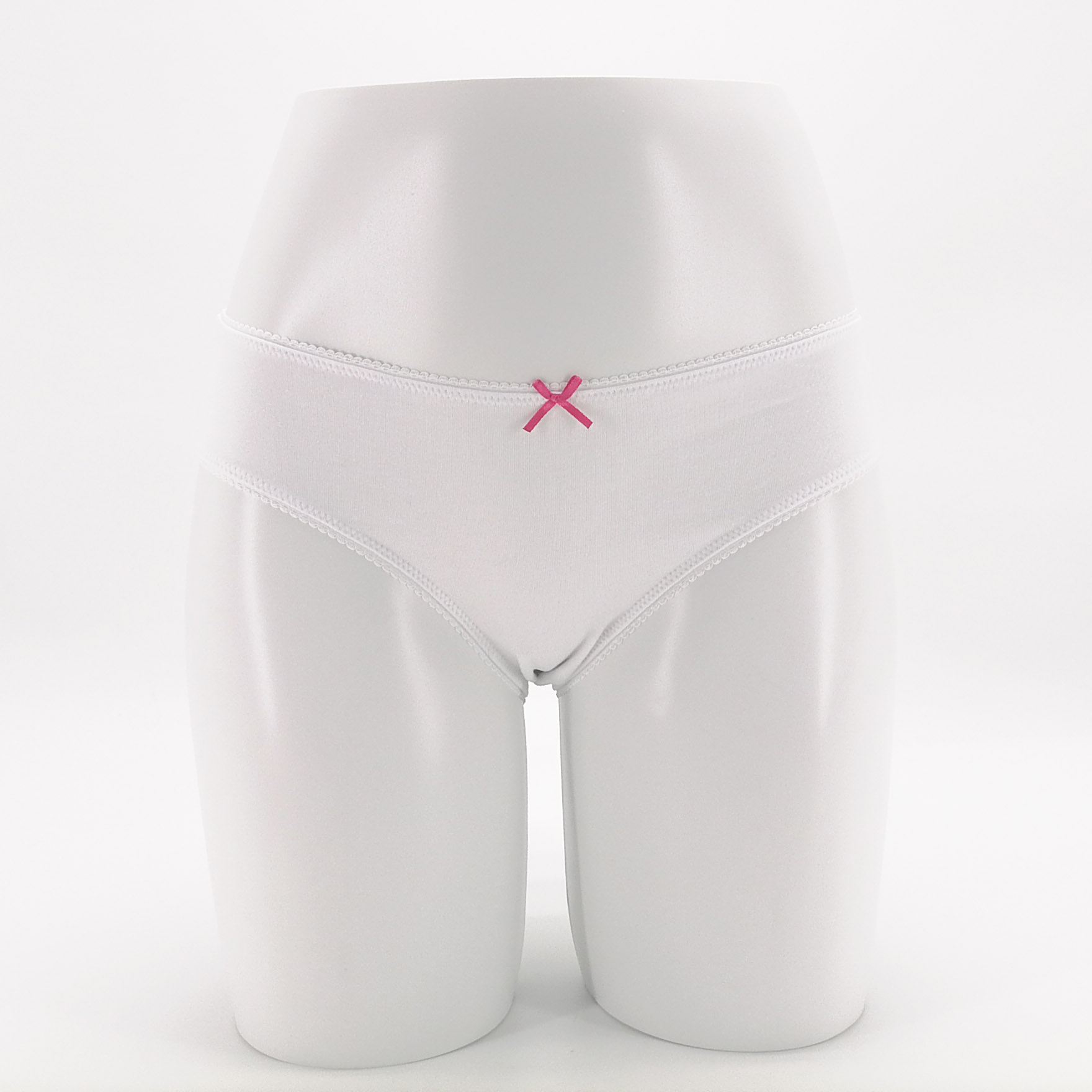 Plain Color Cotton Spandex Ladies Underwear