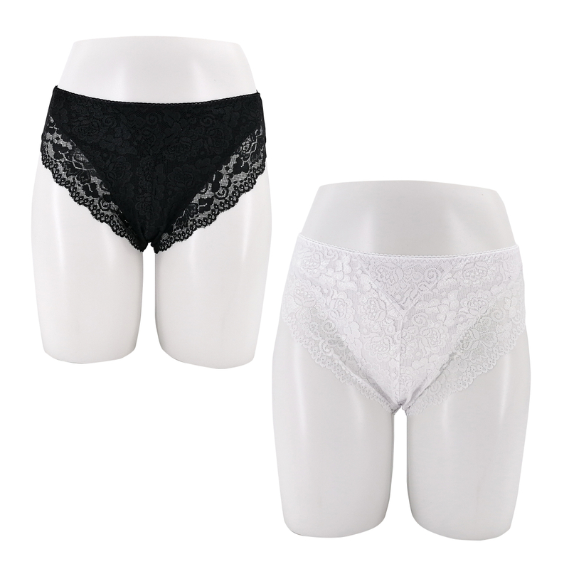 High Waist Women Underpants Sexy Lace Design Ladies Lingerie