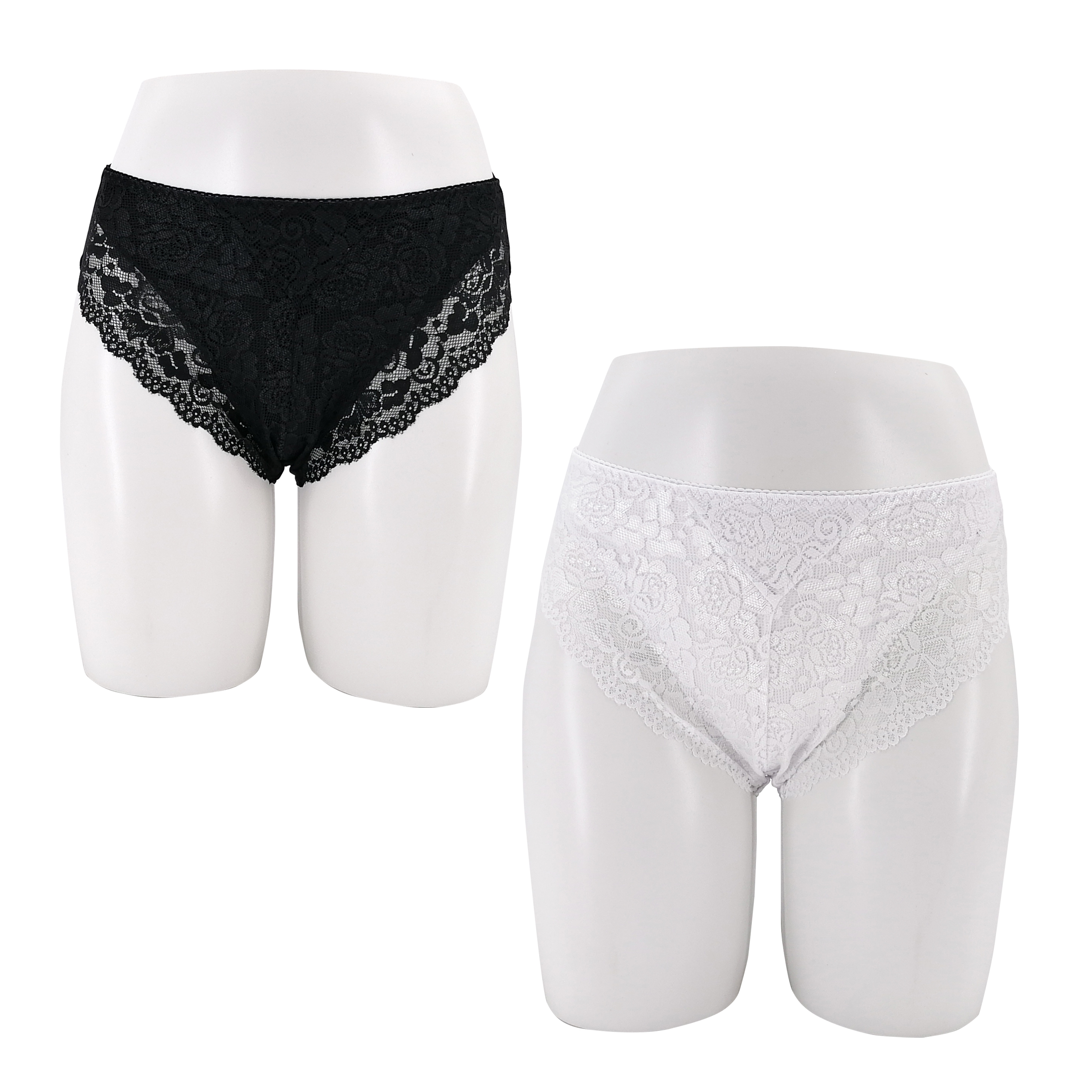 High Waist Women Underpants Sexy Lace Design Ladies Lingerie