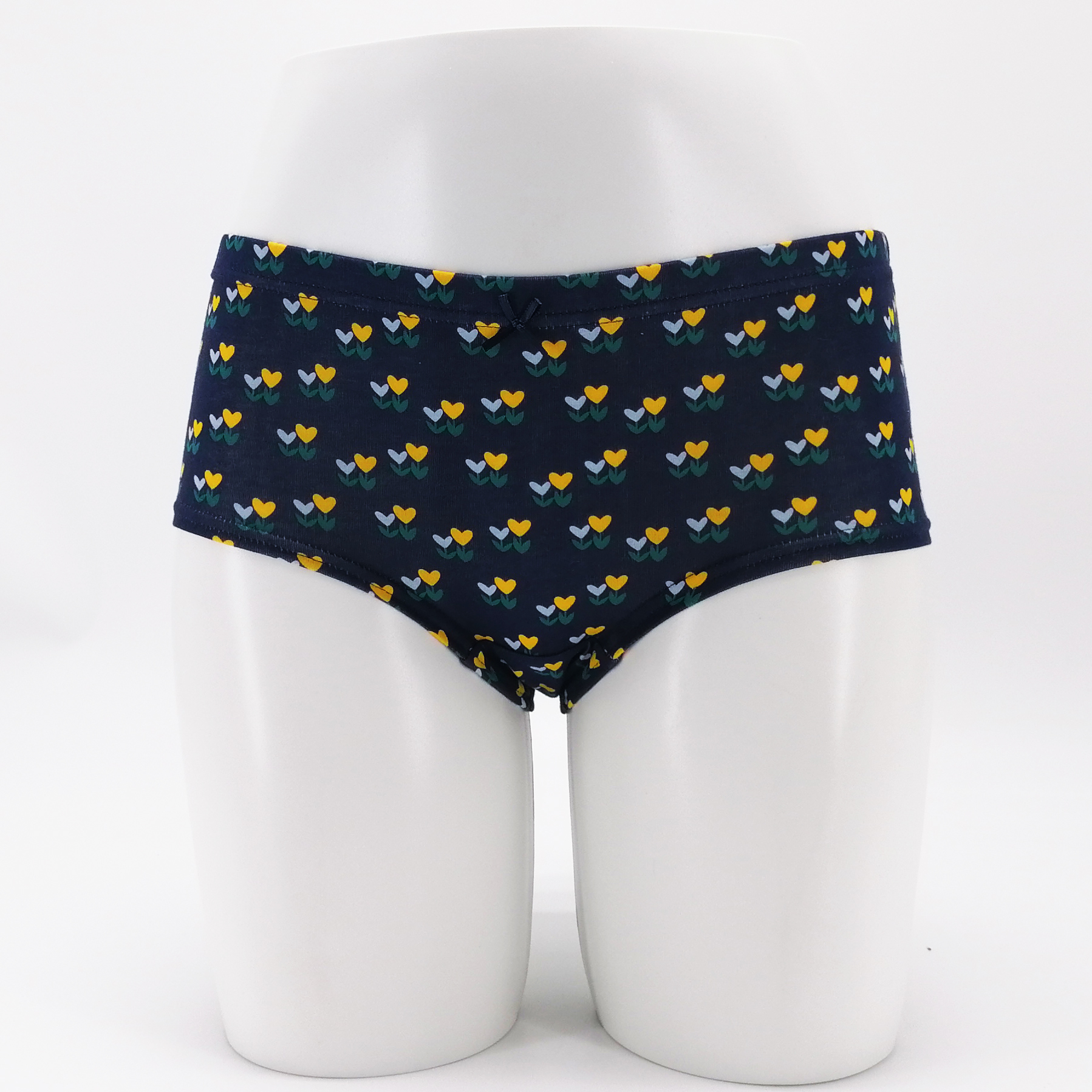 4 Packs High Quality Flower Print Comfort Cotton Fashion Girls Hipster Lingerie