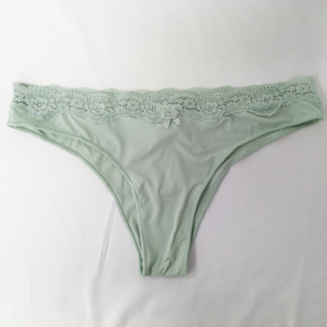 Customize Nylon Elastane Silk Fabric Women Panties Lace Design