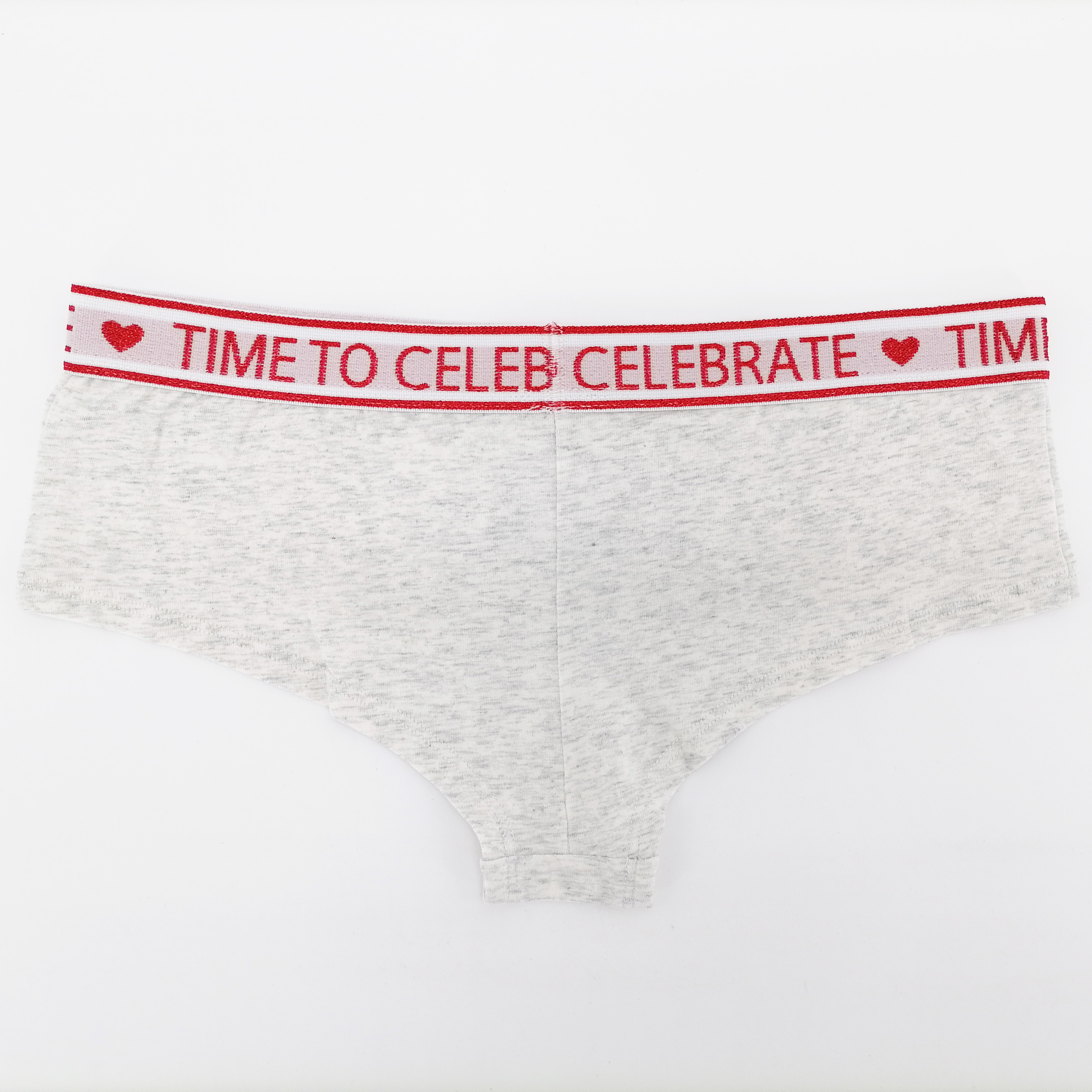Women Cheeky Underwear Cotton Spandex Shinnysilver Waistband